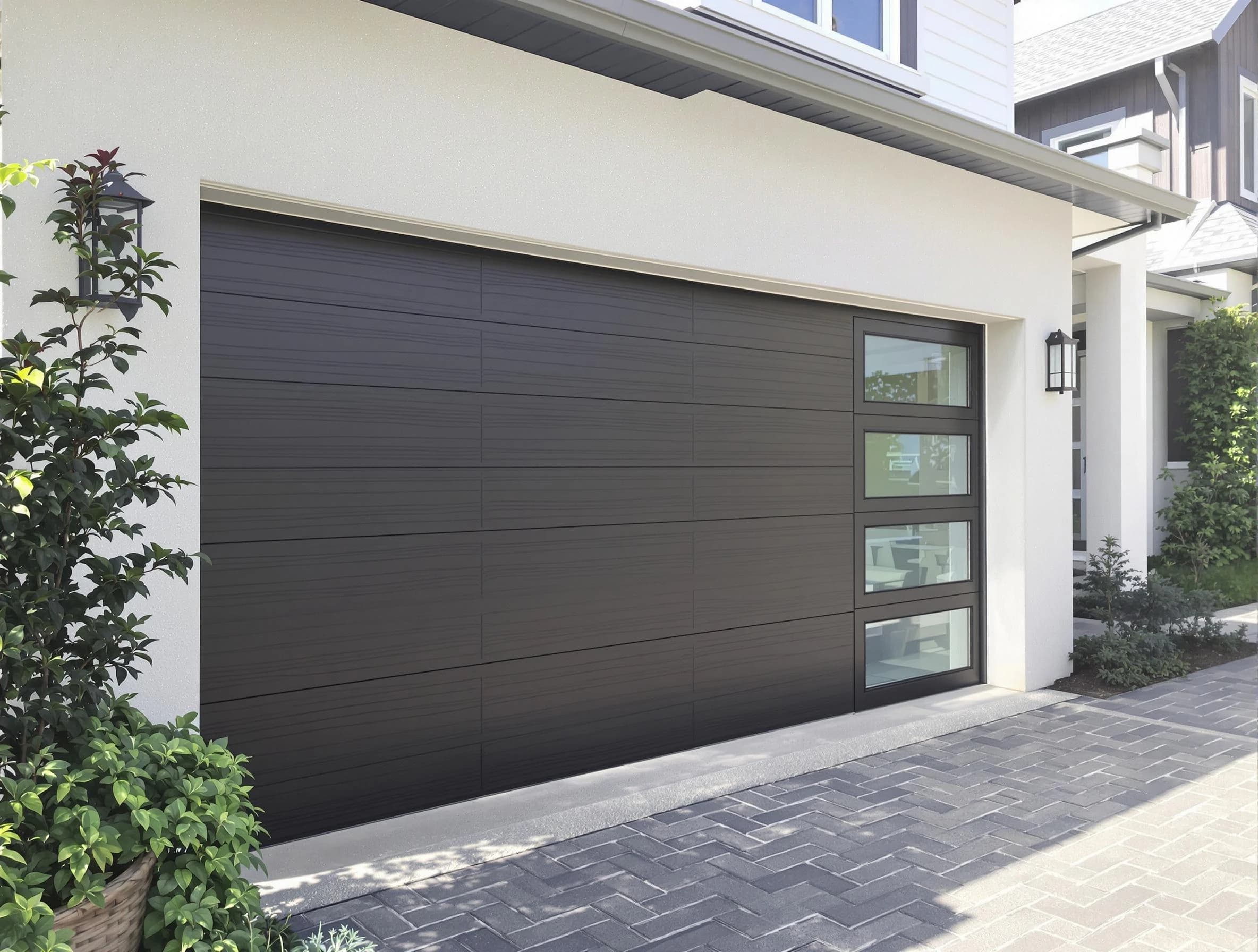 Custom garage door installation by Burlington Garage Door Repair in Burlington