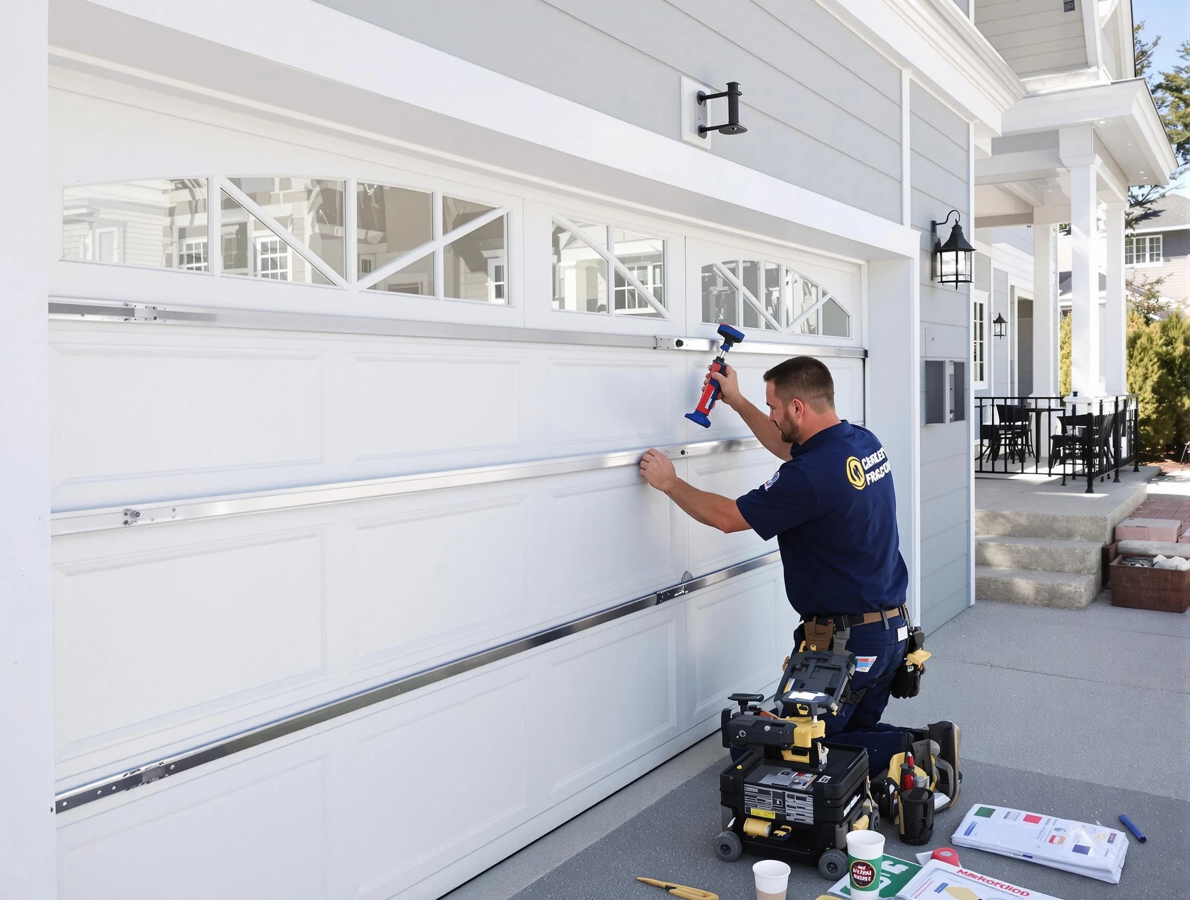 Professional garage door installation by Burlington Garage Door Repair in Burlington