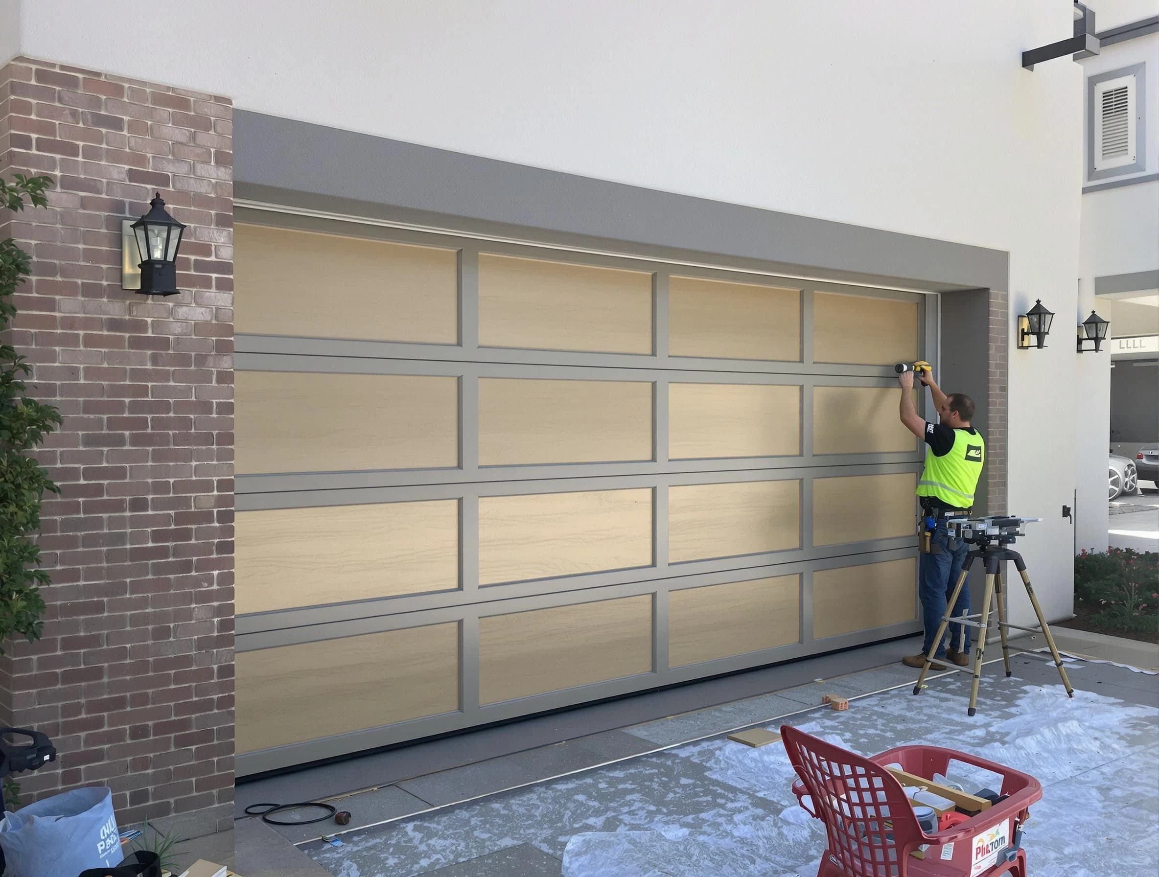 Garage door replacement service by Burlington Garage Door Repair in Burlington