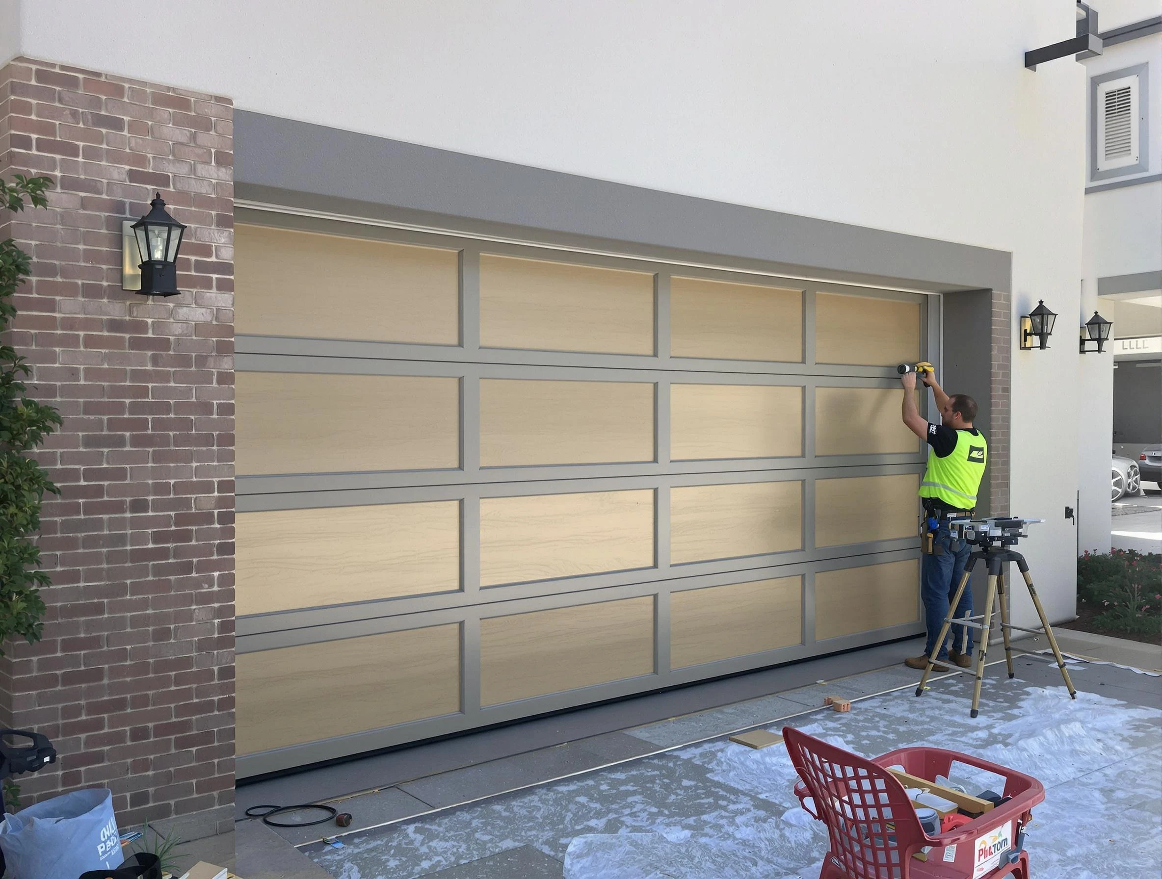 Garage door replacement service by Burlington Garage Door Repair in Burlington