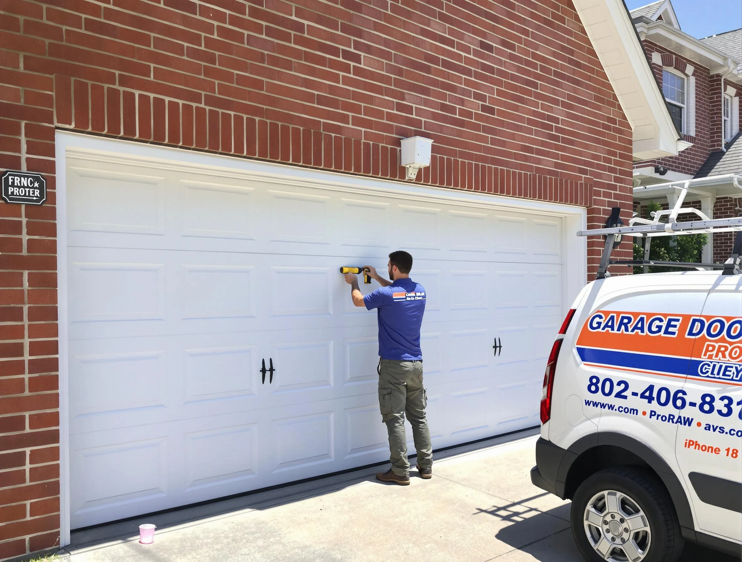 Local garage door repair service by Burlington Garage Door Repair in Burlington