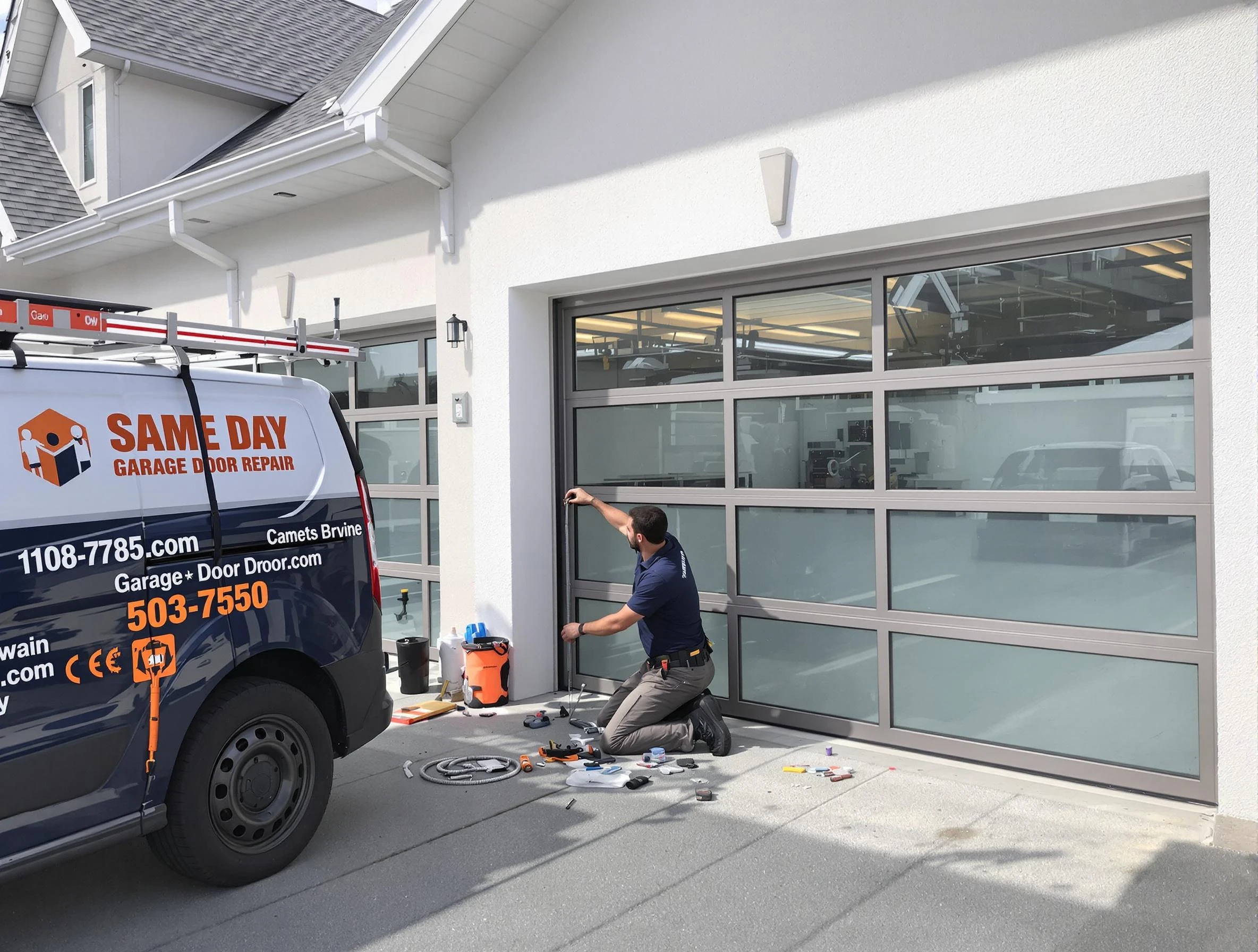 Same-day garage door repair service by Burlington Garage Door Repair in Burlington